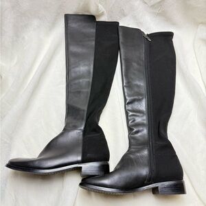 Tahari Leather Black Knee-High Women's Boots size 6